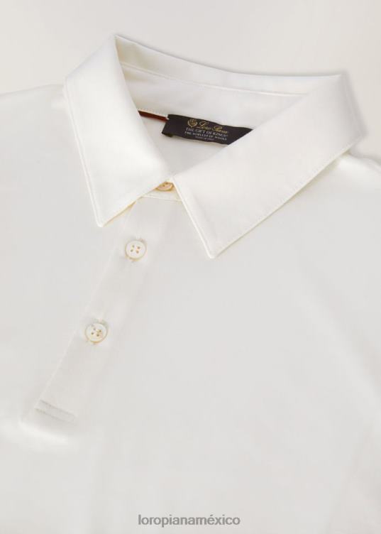 Loro Piana hombres el regalo de los reyes polo blanco (1000) 2FPNR1156