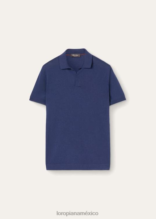 Loro Piana hombres nuevo polo bahía blanco (1000) 2FPNR1163