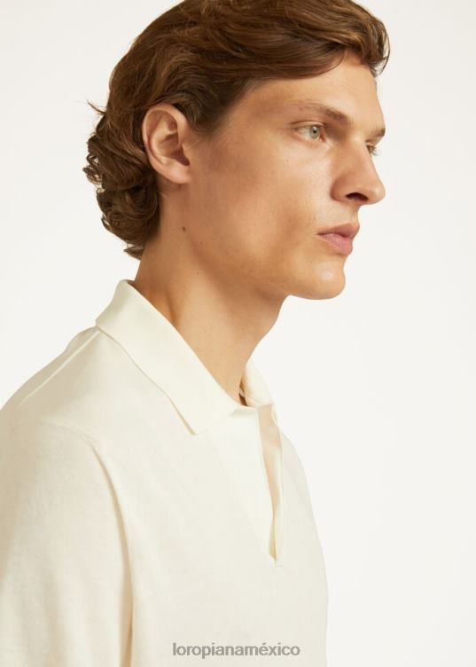 Loro Piana hombres nuevo polo bahía blanco (1000) 2FPNR837