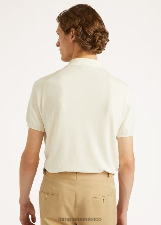 Loro Piana hombres nuevo polo bahía blanco (1000) 2FPNR837