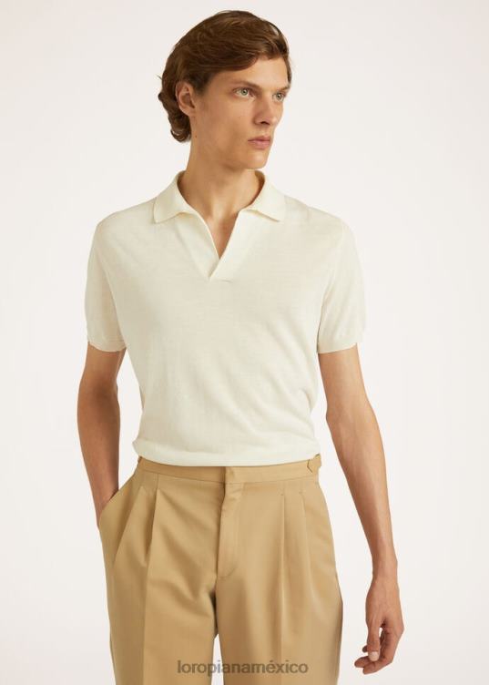 Loro Piana hombres nuevo polo bahía blanco (1000) 2FPNR837