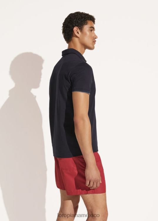 Loro Piana hombres polo abierto blanco óptico (1005) 2FPNR1159