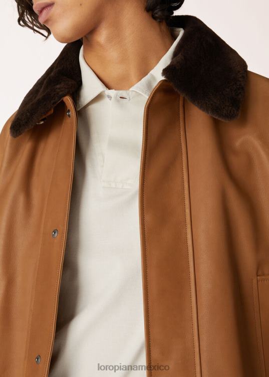 Loro Piana hombres polo abierto ghiaccio mel (mc97) 2FPNR1148