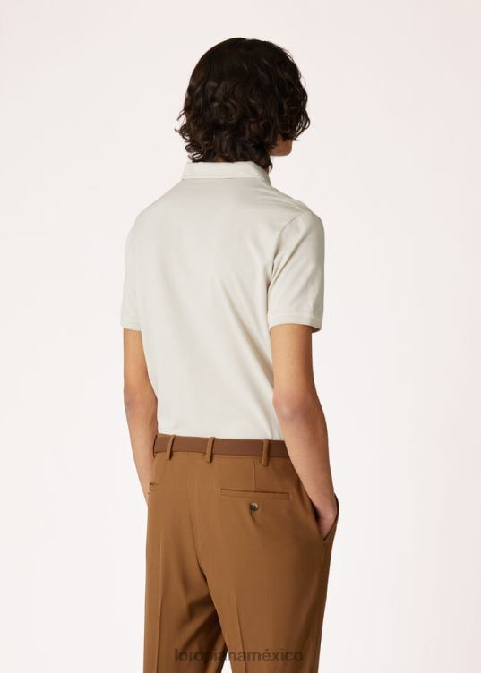 Loro Piana hombres polo abierto ghiaccio mel (mc97) 2FPNR1148