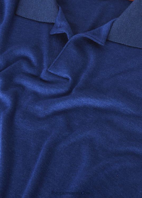 Loro Piana hombres polo abierto rojo cherokee (r07s) 2FPNR1089