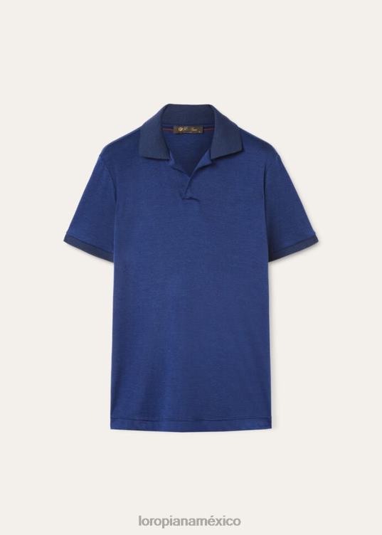 Loro Piana hombres polo abierto rojo cherokee (r07s) 2FPNR1089