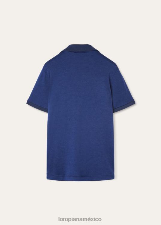 Loro Piana hombres polo abierto rojo cherokee (r07s) 2FPNR1089