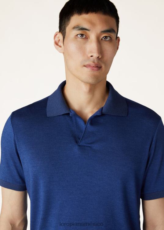 Loro Piana hombres polo abierto rojo cherokee (r07s) 2FPNR1089