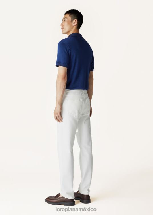 Loro Piana hombres polo abierto rojo cherokee (r07s) 2FPNR1089