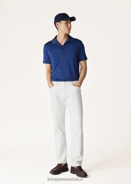 Loro Piana hombres polo abierto rojo cherokee (r07s) 2FPNR1089