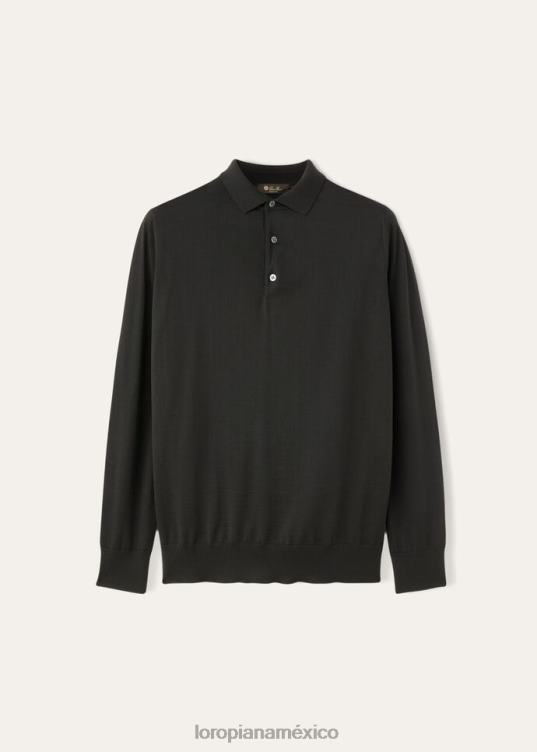 Loro Piana hombres polo niebla del desierto (e05q) 2FPNR1116
