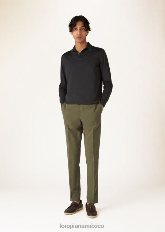 Loro Piana hombres polo niebla del desierto (e05q) 2FPNR1116