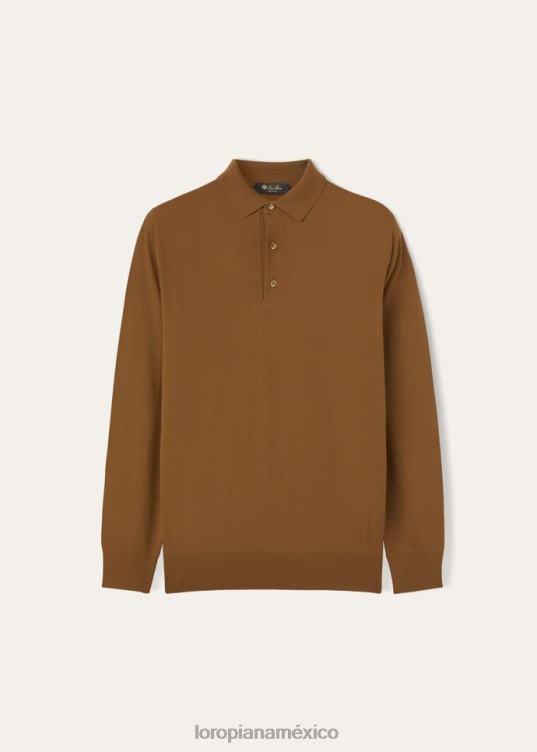 Loro Piana hombres polo niebla del desierto (e05q) 2FPNR1182