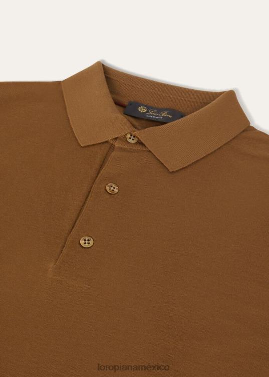 Loro Piana hombres polo niebla del desierto (e05q) 2FPNR1182