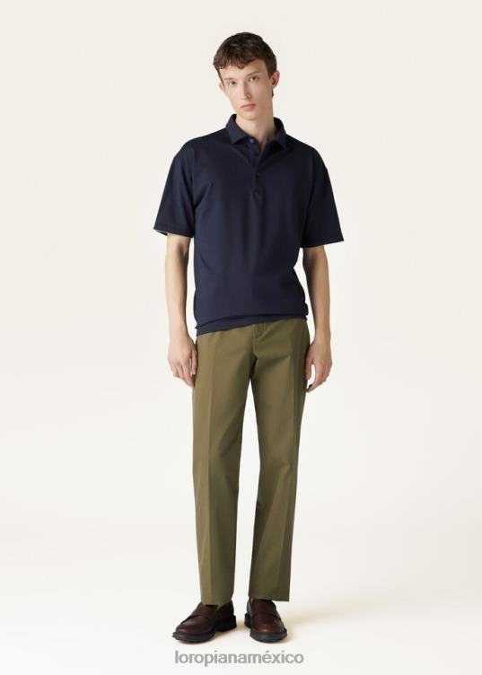 Loro Piana hombres polo playero de assabu lobo ártico (a0dv) 2FPNR1092