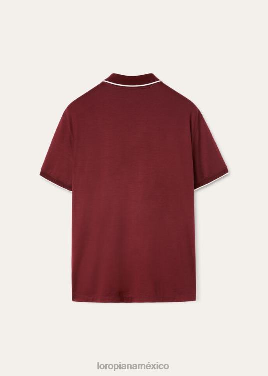 Loro Piana hombres polo playero de goko blanco (1000) 2FPNR1106