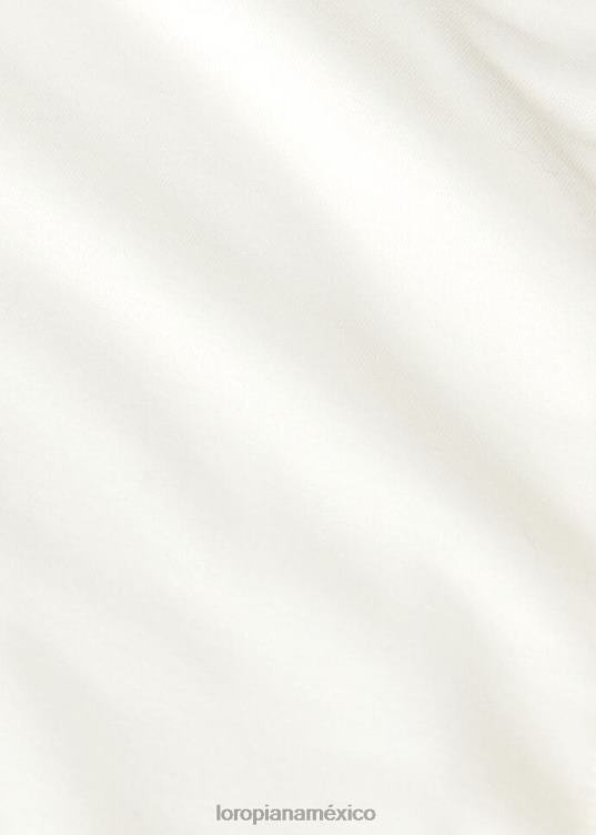 Loro Piana hombres polo playero de goko blanco (1000) 2FPNR1109