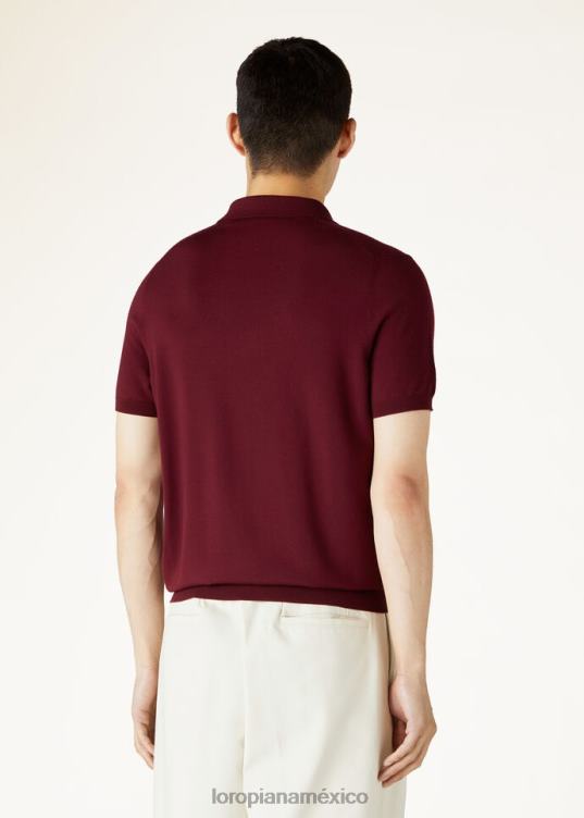 Loro Piana hombres polo playero de goko olmo marrón (d0iz) 2FPNR1112