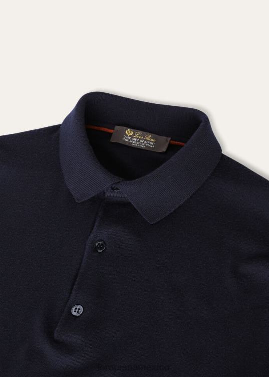 Loro Piana hombres polo playero de goko olmo marrón (d0iz) 2FPNR744