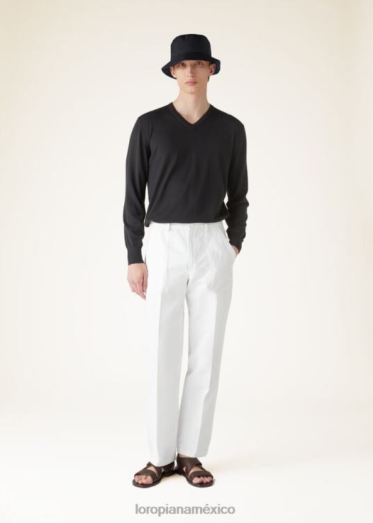 Loro Piana hombres Cash ligero con cuello en V caviar (mb97) 2FPNR839