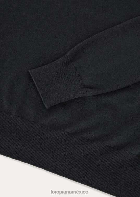 Loro Piana hombres Cash ligero con cuello en V caviar (mb97) 2FPNR839