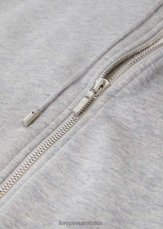 Loro Piana hombres bombardero asago gris glaciar (m0in) 2FPNR1213