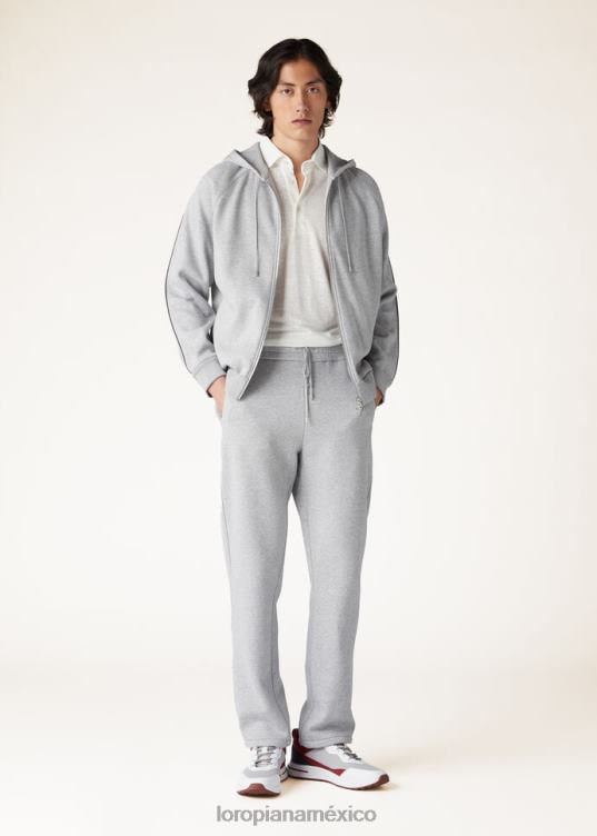 Loro Piana hombres bombardero asago gris glaciar (m0in) 2FPNR1213