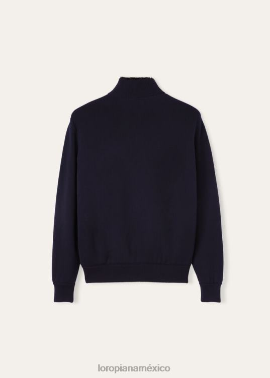 Loro Piana hombres bombardero shiretoko azul marino (w000) 2FPNR746