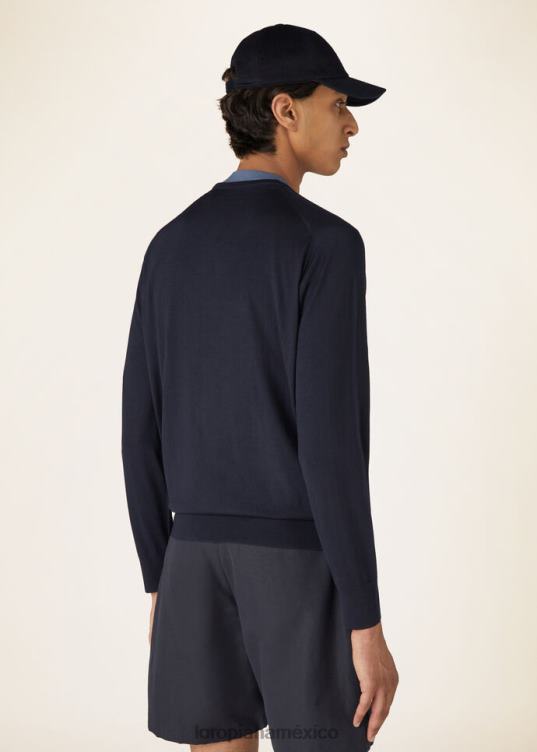 Loro Piana hombres camiseta de cuello redondo niebla del desierto (e05q) 2FPNR828