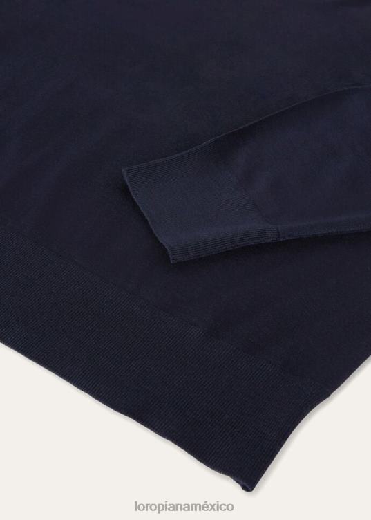 Loro Piana hombres camiseta de cuello redondo niebla del desierto (e05q) 2FPNR828