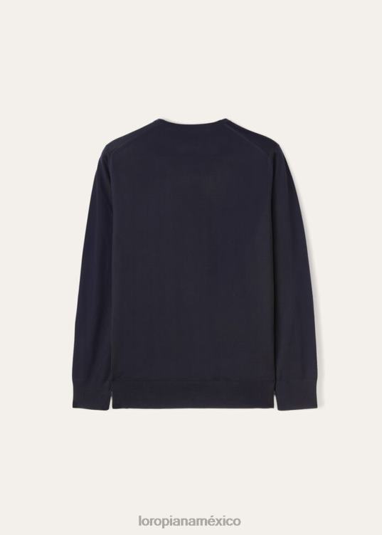 Loro Piana hombres camiseta de cuello redondo niebla del desierto (e05q) 2FPNR828