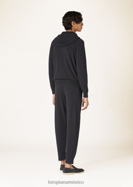 Loro Piana hombres chaqueta bomber de merano mezcla de franela (m004) 2FPNR1203