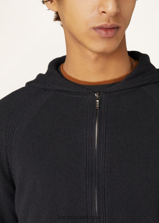 Loro Piana hombres chaqueta bomber de merano mezcla de franela (m004) 2FPNR1203