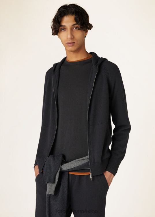 Loro Piana hombres chaqueta bomber de merano mezcla de franela (m004) 2FPNR1203