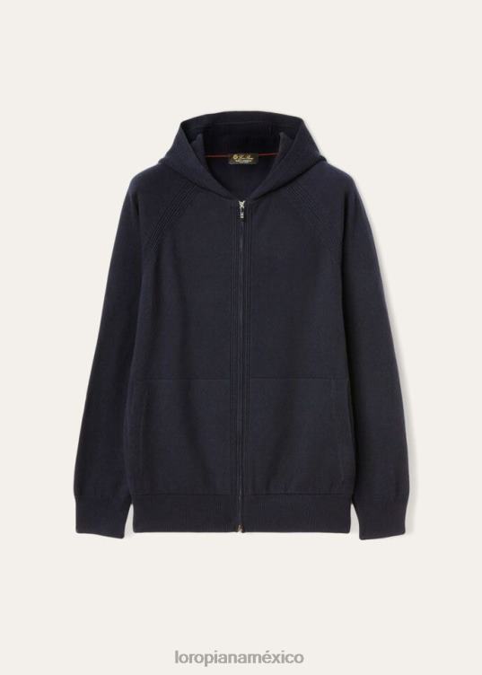 Loro Piana hombres chaqueta bomber de merano mezcla de franela (m004) 2FPNR1204