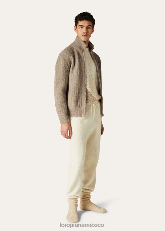 Loro Piana hombres chaqueta bomber envolvente marrón (d0cc) 2FPNR769