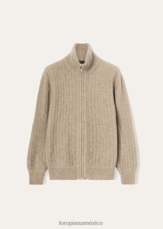 Loro Piana hombres chaqueta bomber envolvente marrón (d0cc) 2FPNR769