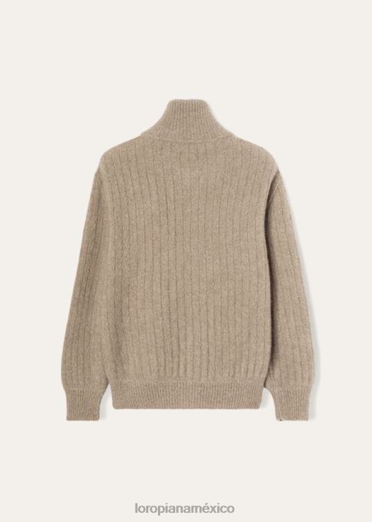 Loro Piana hombres chaqueta bomber envolvente marrón (d0cc) 2FPNR769