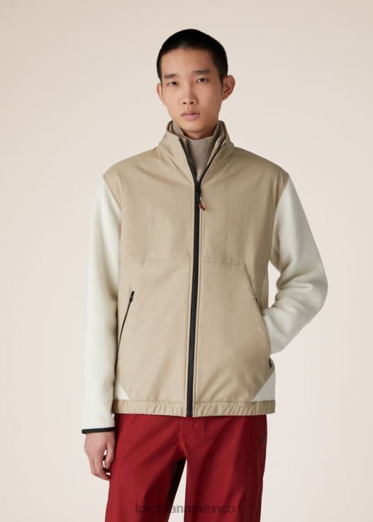 Loro Piana hombres chaqueta bomber méribel turrón/beige gótico (b3v4) 2FPNR780