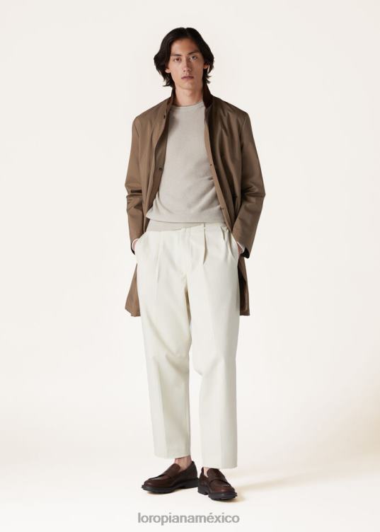 Loro Piana hombres cuello redondo City Pull Mel azul rígido (j1l4) 2FPNR760