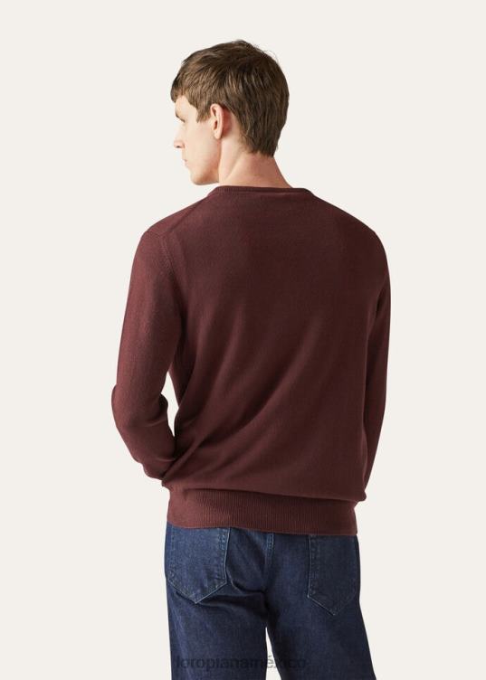 Loro Piana hombres cuello redondo clásico negro (8000) 2FPNR788