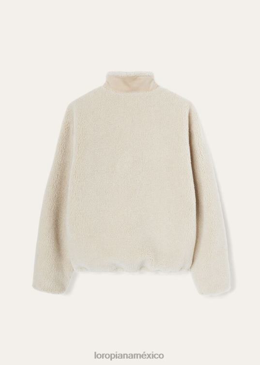 Loro Piana hombres jersey ovoot amchoor blanco (a0bo) 2FPNR759