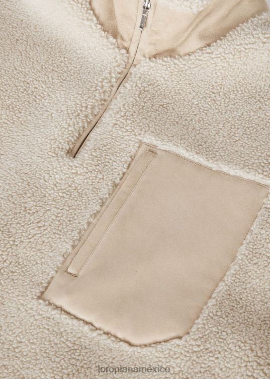 Loro Piana hombres jersey ovoot amchoor blanco (a0bo) 2FPNR759