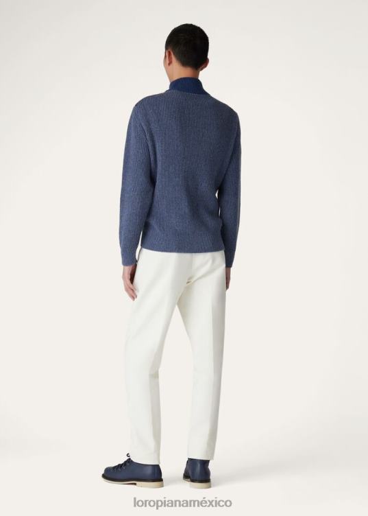 Loro Piana hombres pull-over elegante mar egeo (j1n1) 2FPNR784