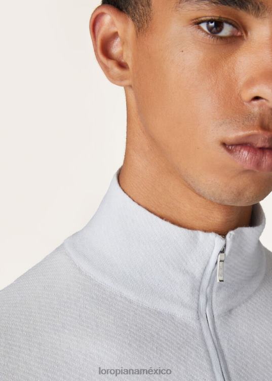 Loro Piana hombres suéter roadster mezzocololo reserva azul marino/azul noche (j16u) 2FPNR804