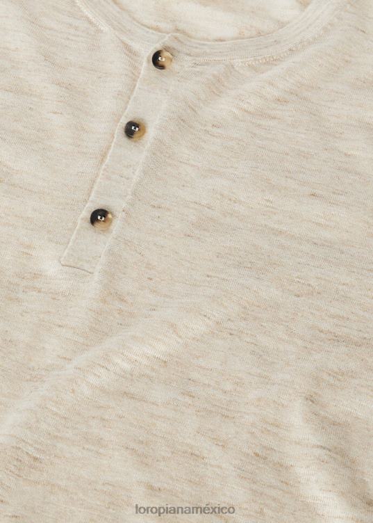 Loro Piana hombres suéter serafino blanco ópalo (a0f0) 2FPNR754