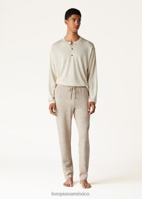 Loro Piana hombres suéter serafino blanco ópalo (a0f0) 2FPNR754