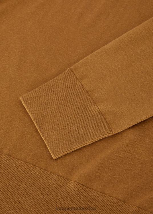 Loro Piana hombres suéter tipo con cuello de tortuga niebla del desierto (e05q) 2FPNR810