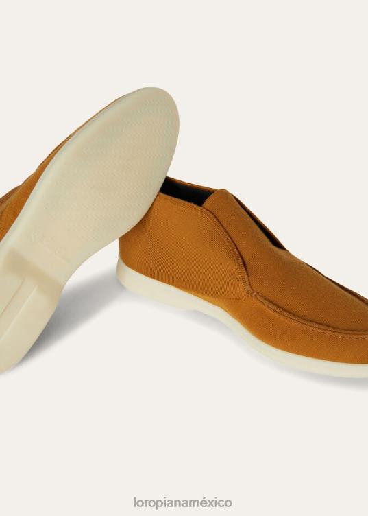 Loro Piana hombres botín abierto de punto nueva ocra (20br) 2FPNR1464