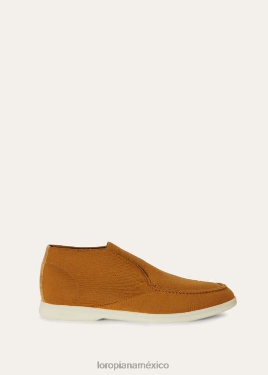 Loro Piana hombres botín abierto de punto nueva ocra (20br) 2FPNR1464